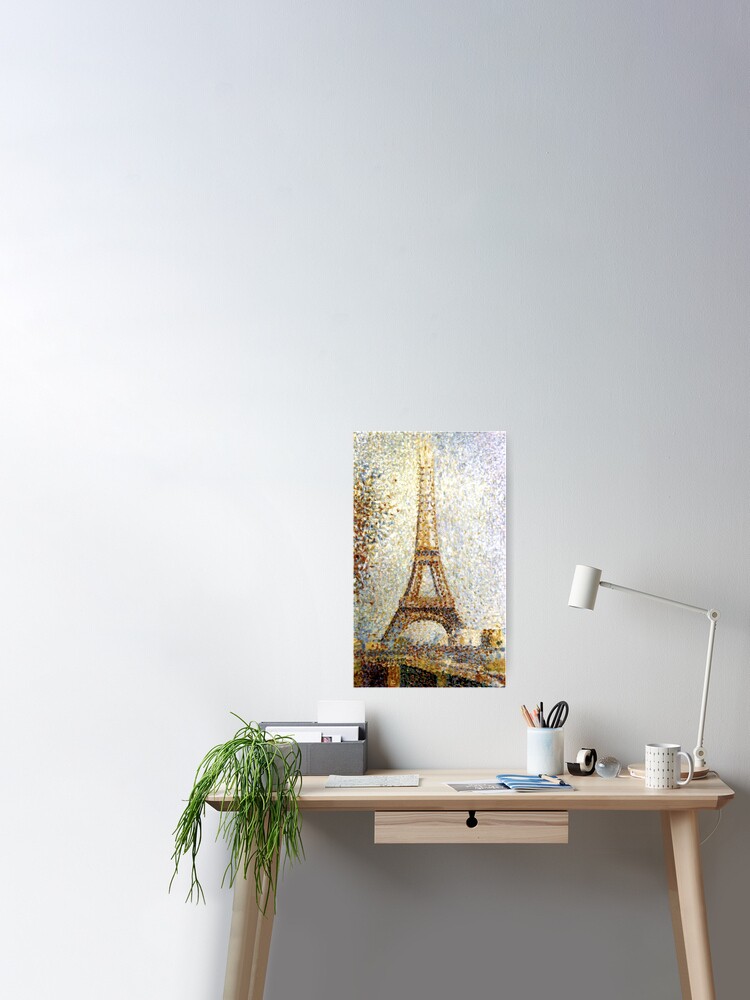 Georges Seurat Eiffel Tower Pointillism Poster By Pdgraphics