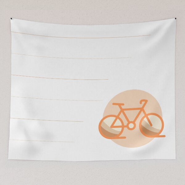 Item preview, Orange Lines Bike Logo designed and sold by ReelRide Creations.