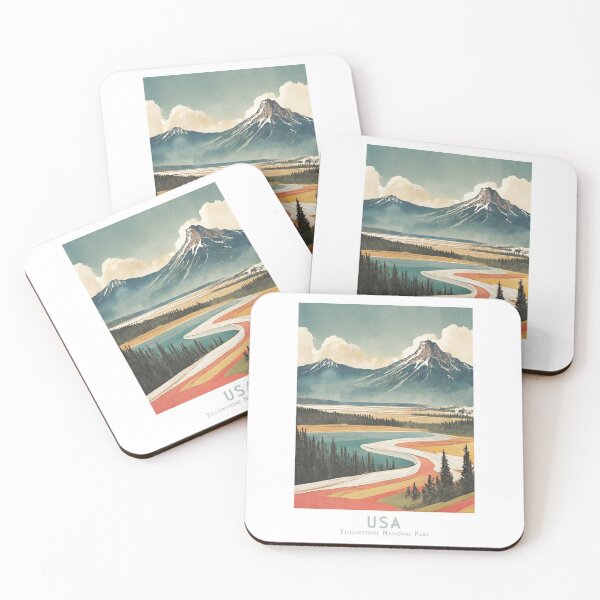 Artikelvorschau, Vintage Yellowstone – Retro Reiseplakat für Naturliebhaber entworfen und verkauft von pod24.