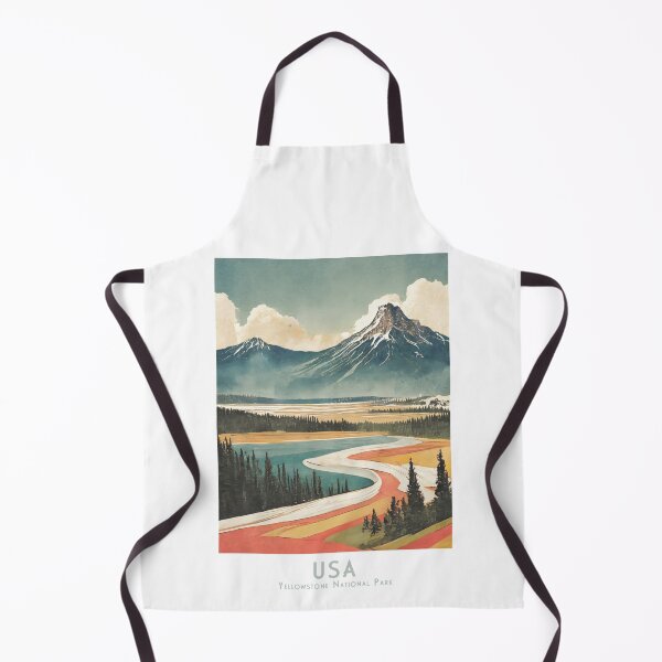 Artikelvorschau, Vintage Yellowstone – Retro Reiseplakat für Naturliebhaber entworfen und verkauft von pod24.