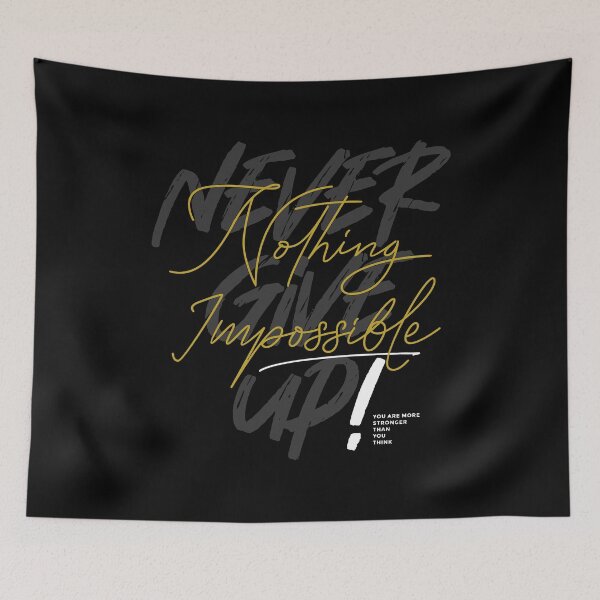 Item preview, Unstoppable: Empowering Message in Gold and White designed and sold by digijob.