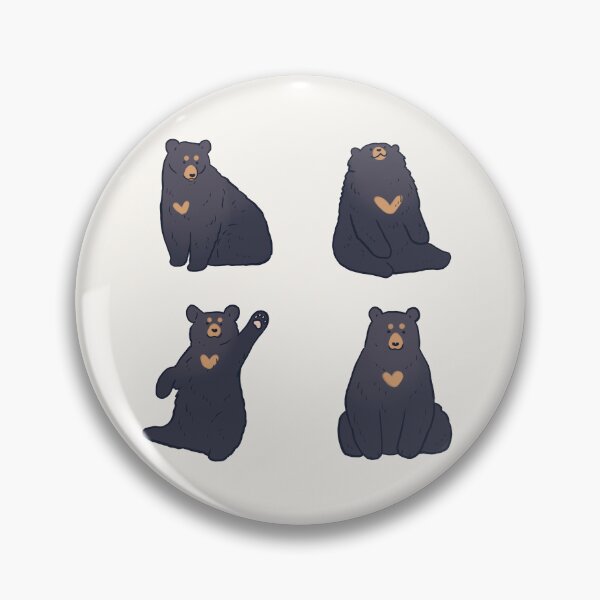 Item preview, Cute black bear pack  designed and sold by Mayarart.