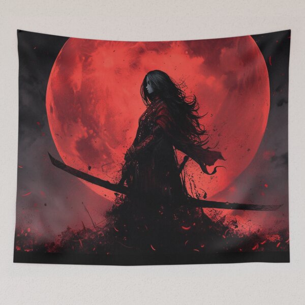 Item preview, Blood Moon Witch Hunter Samurai Scythe designed and sold by Nightarcade.