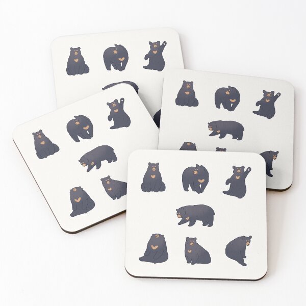 Item preview, black bear pack  designed and sold by Mayarart.