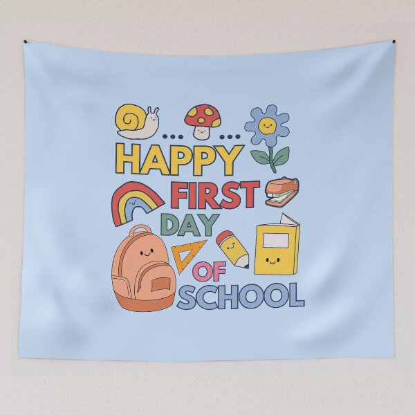 Item preview, Happy First Day Welcome Back To School designed and sold by VerveVerseBoo.