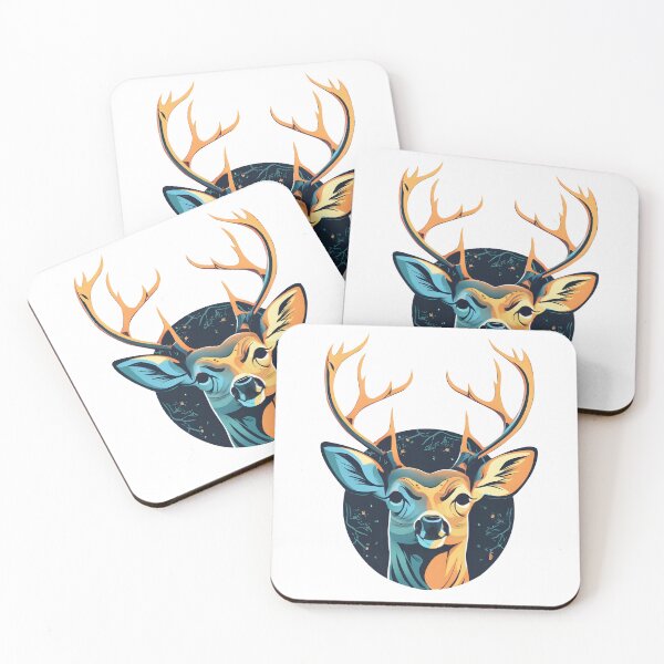 Item preview, Deer in a circle designed and sold by moderncolor.