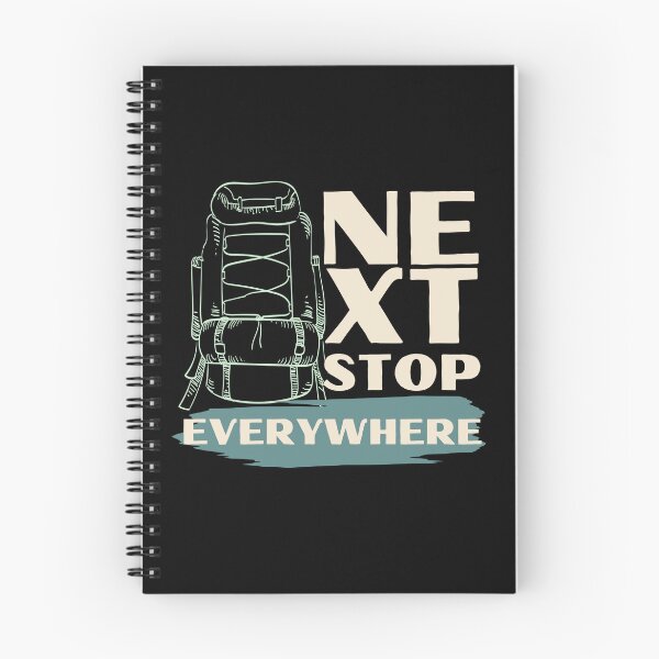 Item preview, Next Stop Everywhere Backpacking designed and sold by bonobotee.