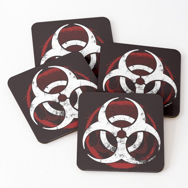 Item preview, Biohazard symbol - Skull background designed and sold by zachholmbergart.