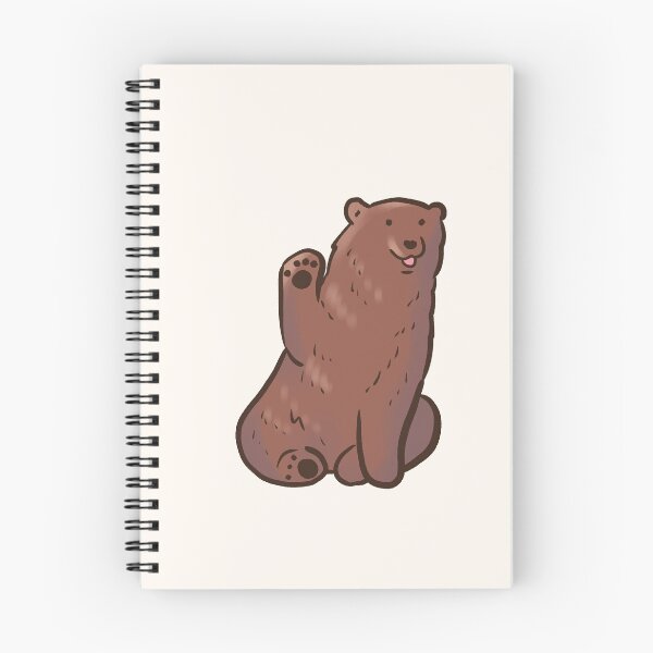 Item preview, grizzly bear waving  designed and sold by Mayarart.