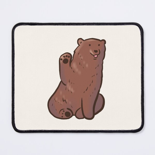 Item preview, grizzly bear waving designed and sold by Mayarart.