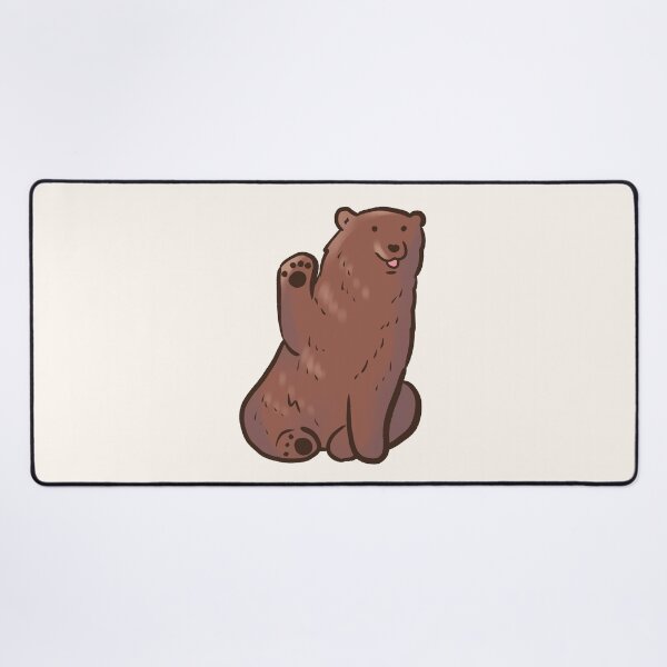 Item preview, grizzly bear waving  designed and sold by Mayarart.