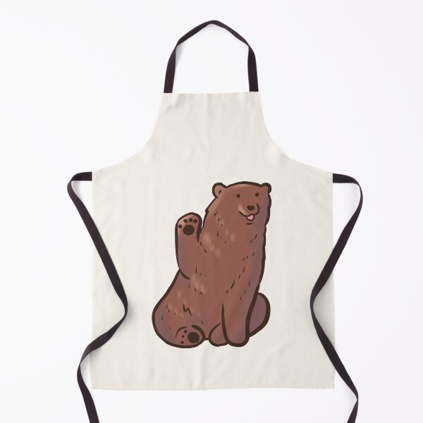 Item preview, grizzly bear waving designed and sold by Mayarart.