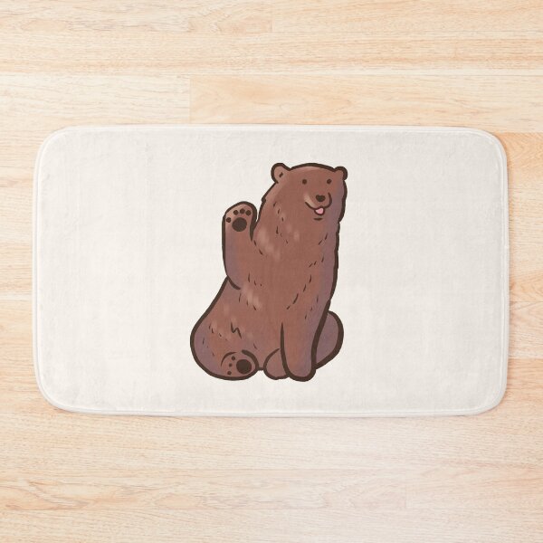 Item preview, grizzly bear waving  designed and sold by Mayarart.
