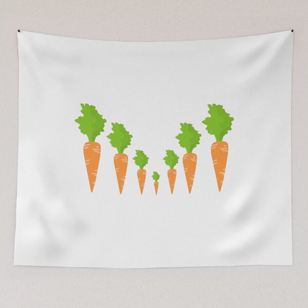 Item preview, Vegetables Carrots designed and sold by Oddly Yours Goods.