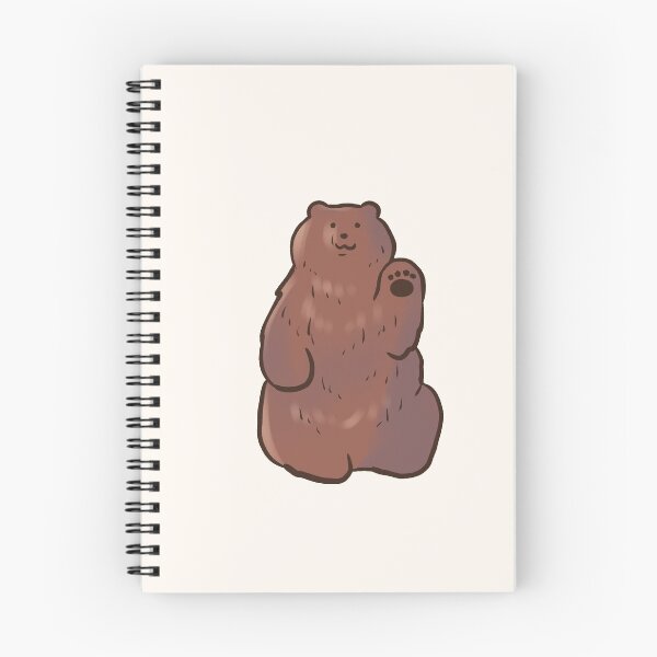 Item preview, Cute grizzly bear waving  designed and sold by Mayarart.