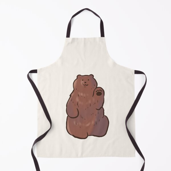 Item preview, Cute grizzly bear waving designed and sold by Mayarart.