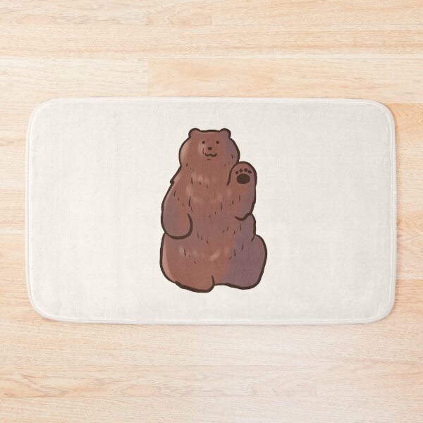 Item preview, Cute grizzly bear waving  designed and sold by Mayarart.