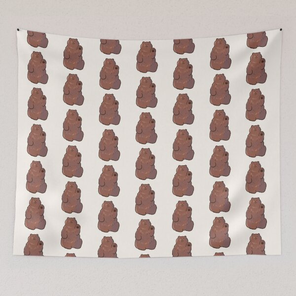 Item preview, Cute grizzly bear waving  designed and sold by Mayarart.