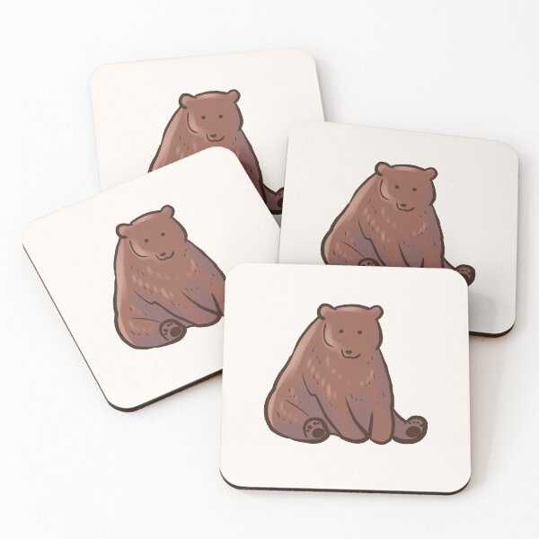 Item preview, grizzly bear sitting  designed and sold by Mayarart.