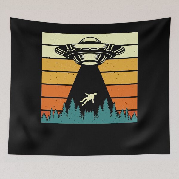 Item preview, Vintage Alien UFO Abduction Retro Deer Alien, Funny Aliens Design gift designed and sold by ArtByKatti.