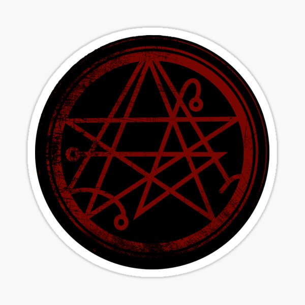 Item preview, Necronomicon - Lovecraft symbol - Gate of Yog-sothoth designed and sold by zachholmbergart.