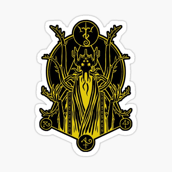 Item preview, The King in Yellow - Yellow Sign designed and sold by zachholmbergart.