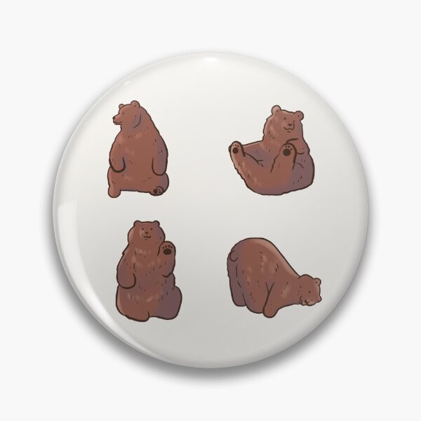 Item preview, Cute grizzly bear pack  designed and sold by Mayarart.