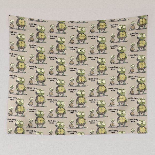 Item preview, Turtle Talk: I Think They Know designed and sold by PurpleMoss.