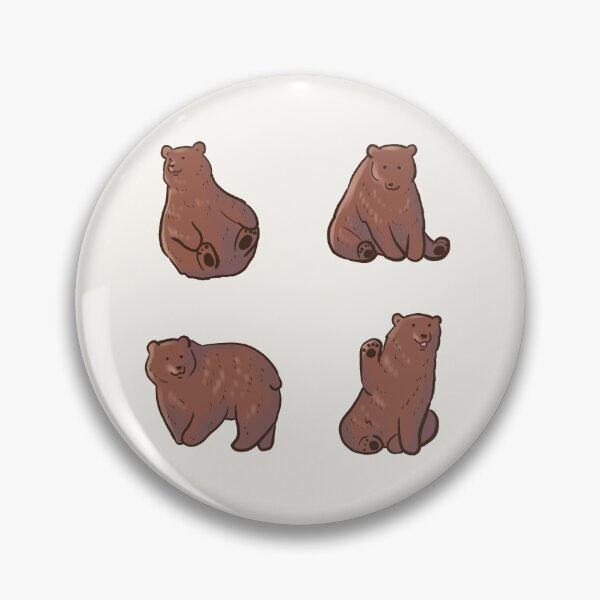 Item preview, Cute grizzly bear pack  designed and sold by Mayarart.