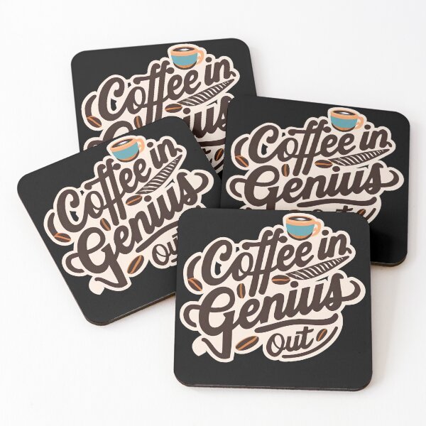 Item preview, Coffee in, genius out designed and sold by moderncolor.