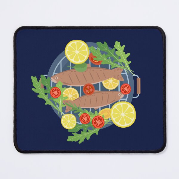 Item preview, Grilled fish designed and sold by AnulaArt.