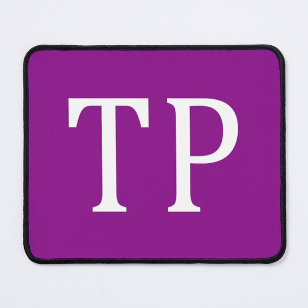 Item preview, TP Initials Monogram Elegant White Letters designed and sold by Jeallan Designs.