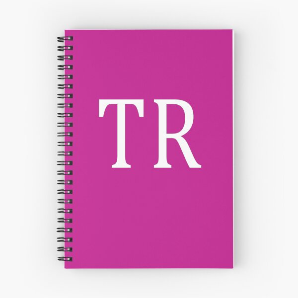 Item preview, TR Initials Monogram Elegant White Letters designed and sold by Jeallan Designs.