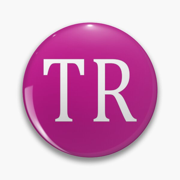 Item preview, TR Initials Monogram Elegant White Letters designed and sold by Jeallan Designs.