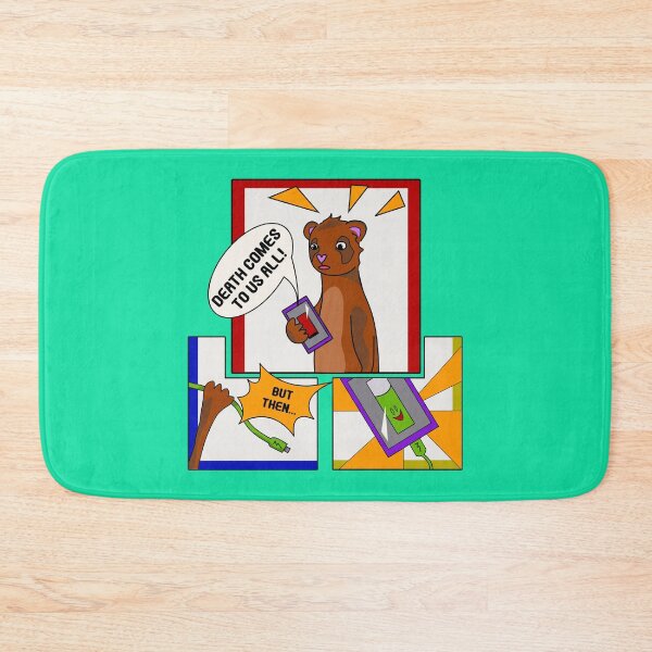 Item preview, Charge Up, Ferret! Comic Strip designed and sold by Fun Funky Designs.