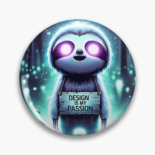 Item preview, Meme Sloth: Design is my Passion designed and sold by FunverAI.