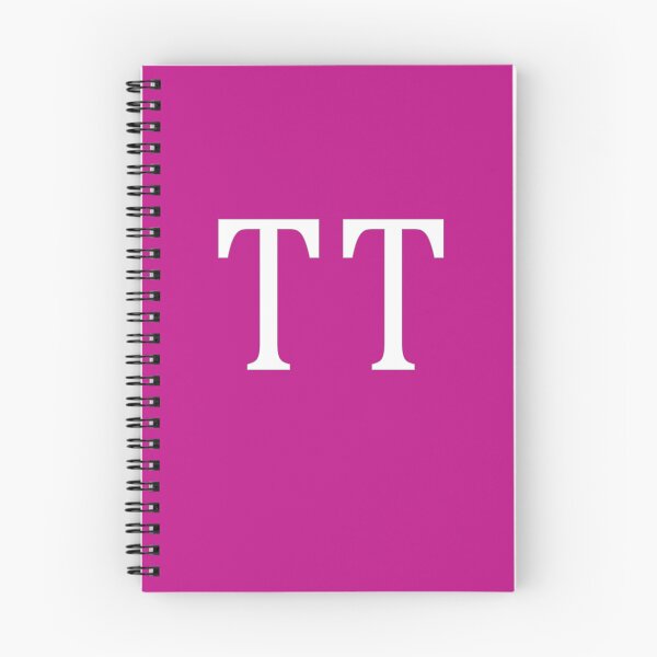 Item preview, TT Initials Monogram Elegant White Letters designed and sold by Jeallan Designs.