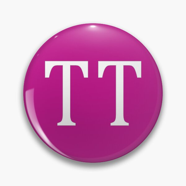 Item preview, TT Initials Monogram Elegant White Letters designed and sold by Jeallan Designs.