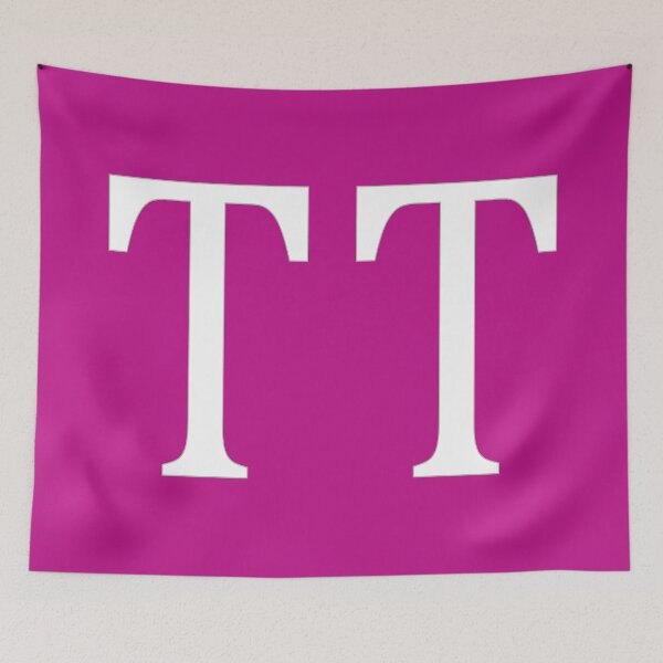 Item preview, TT Initials Monogram Elegant White Letters designed and sold by Jeallan Designs.
