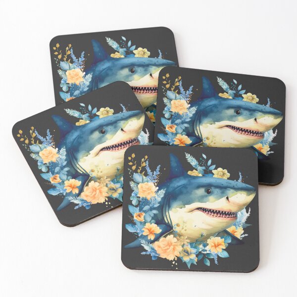 Item preview,  Shark in flower designed and sold by AnimalsDH305.