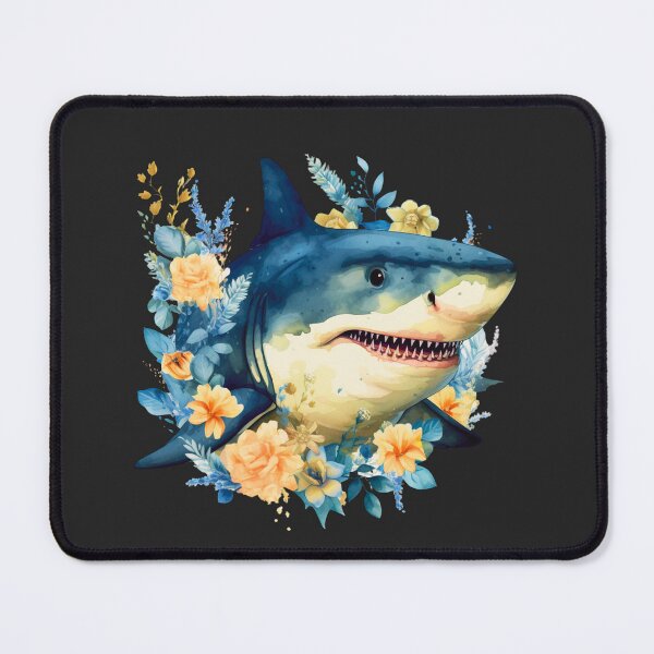 Item preview, Shark in flower designed and sold by AnimalsDH305.