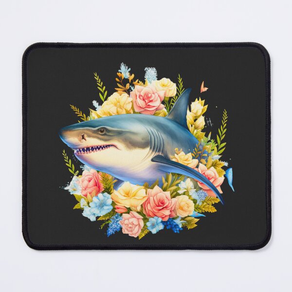 Item preview, Shark in flower designed and sold by AnimalsDH305.