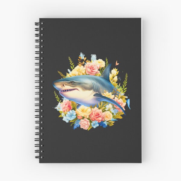 Item preview, Shark in flower designed and sold by AnimalsDH305.