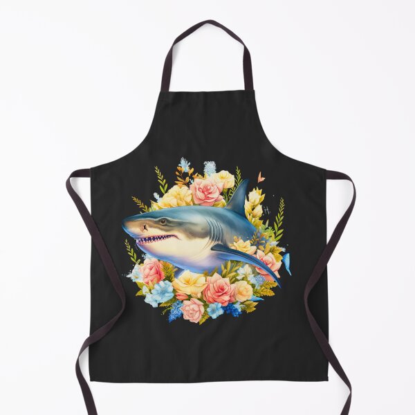 Item preview, Shark in flower designed and sold by AnimalsDH305.