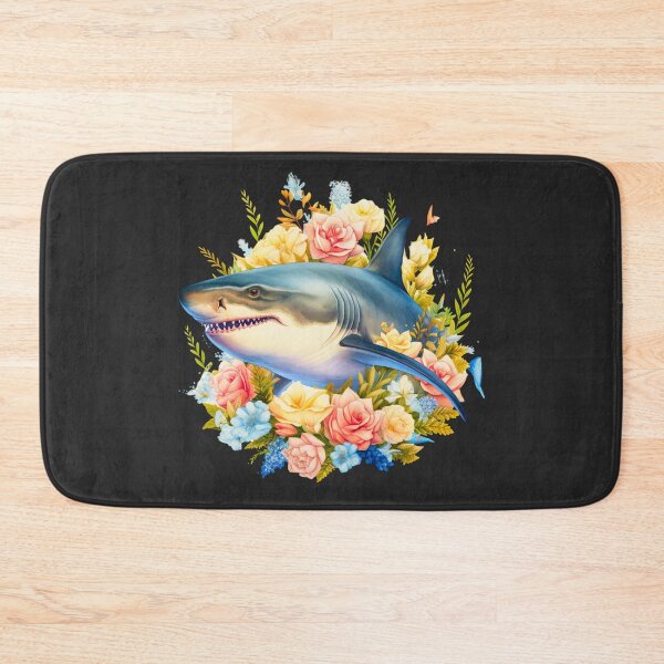 Item preview, Shark in flower designed and sold by AnimalsDH305.