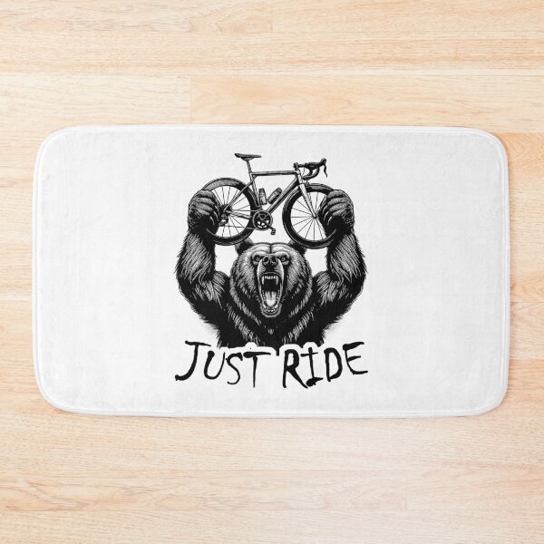 Item preview, Cycling Just Ride Bear designed and sold by Esskay Designs.