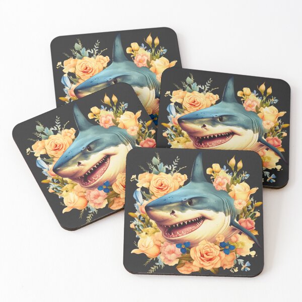 Item preview,  Shark in flower designed and sold by AnimalsDH305.