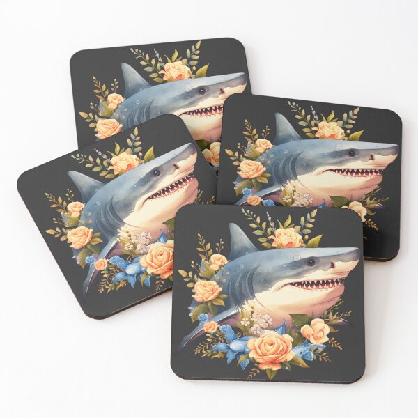Item preview,  Shark in flower designed and sold by AnimalsDH305.