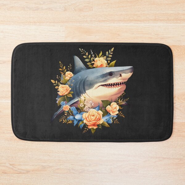 Item preview, Shark in flower designed and sold by AnimalsDH305.