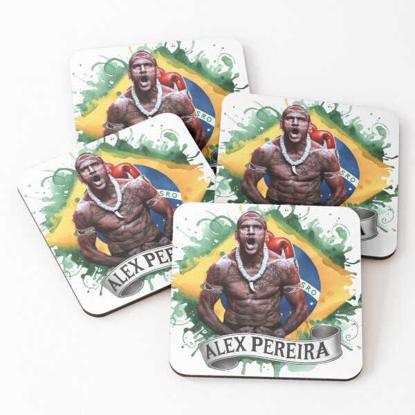 Item preview, Alex Pereira, Brazil flag Alex Pereira designed and sold by erkinmaddison.